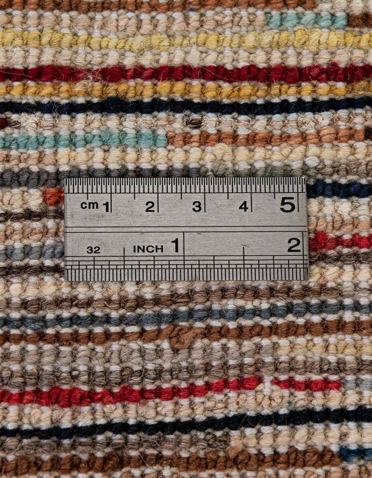 Detail image of  9' 10 x 12' 8  Hand Knotted Modern Ziegler Wool Rug