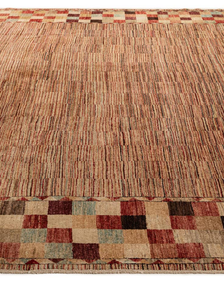 Detail image of  10' 3 x 12' 11  Hand Knotted Modern Ziegler Wool Rug