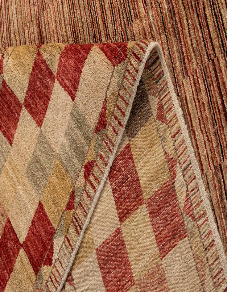 Detail image of  10' 3 x 12' 11  Hand Knotted Modern Ziegler Wool Rug