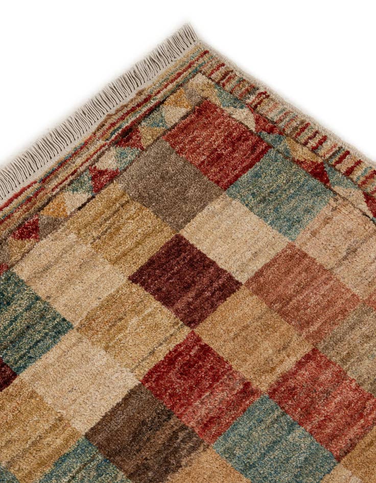 Detail image of  10' 3 x 12' 11  Hand Knotted Modern Ziegler Wool Rug