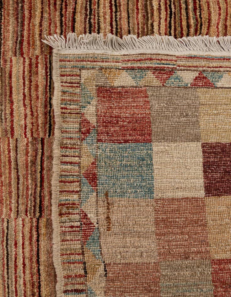 Detail image of  10' 3 x 12' 11  Hand Knotted Modern Ziegler Wool Rug