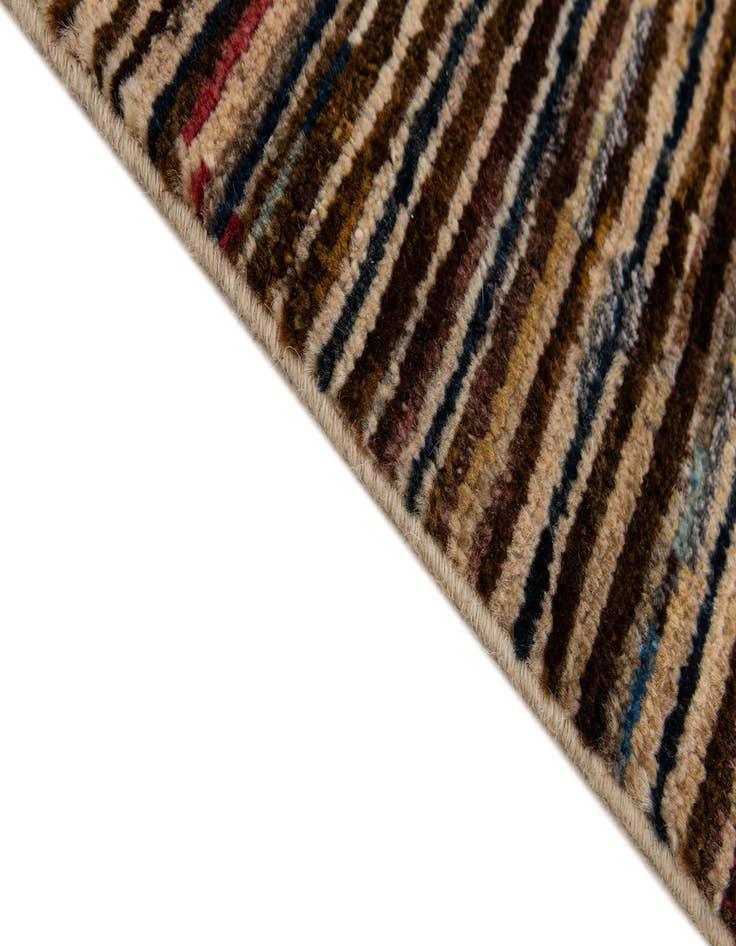 Detail image of  2' 7 x 3' 11  Hand Knotted Modern Ziegler Wool Rug