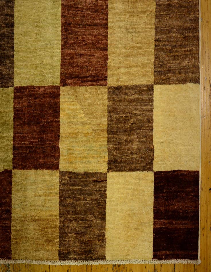 Detail image of  4' x 5' 9  Hand Knotted Modern Ziegler Oriental Rug