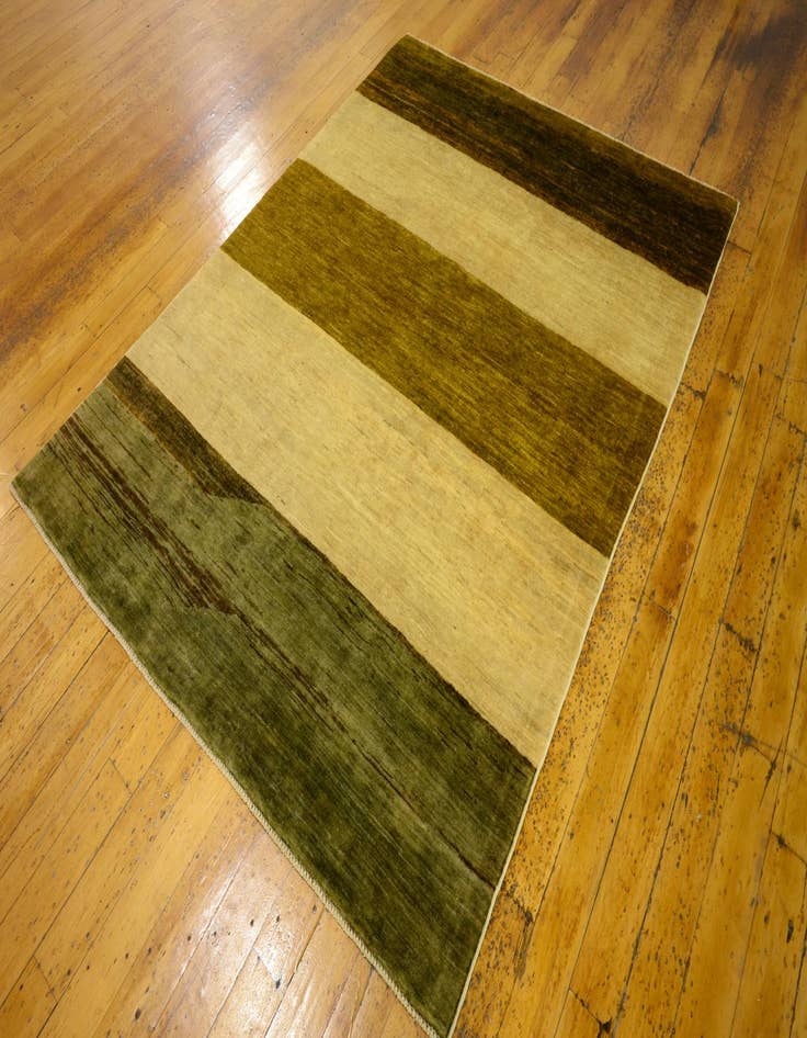 Detail image of  4' 11 x 6' 5  Hand Knotted Modern Ziegler Oriental Rug