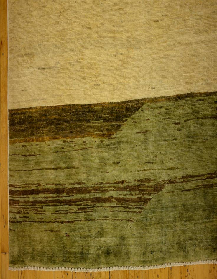 Detail image of  4' 11 x 6' 5  Hand Knotted Modern Ziegler Oriental Rug