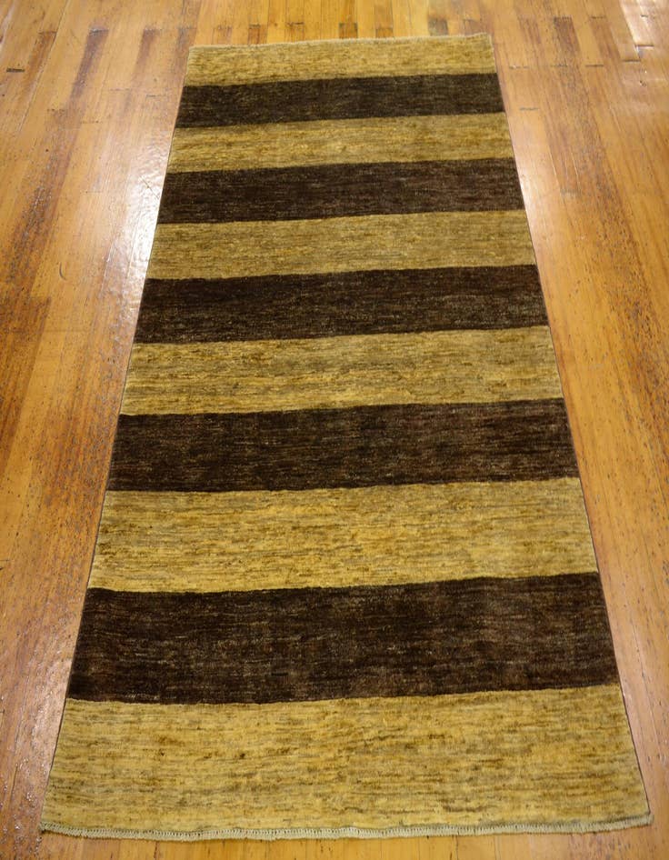 Detail image of  4' 9 x 6' 4  Hand Knotted Modern Ziegler Oriental Rug