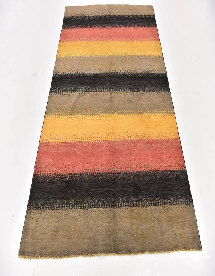 Detail image of  5' 3 x 7' 10  Hand Knotted Modern Ziegler Oriental Rug