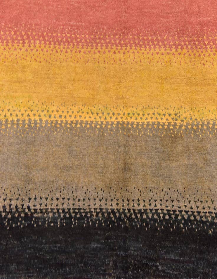 Detail image of  5' 3 x 7' 10  Hand Knotted Modern Ziegler Oriental Rug