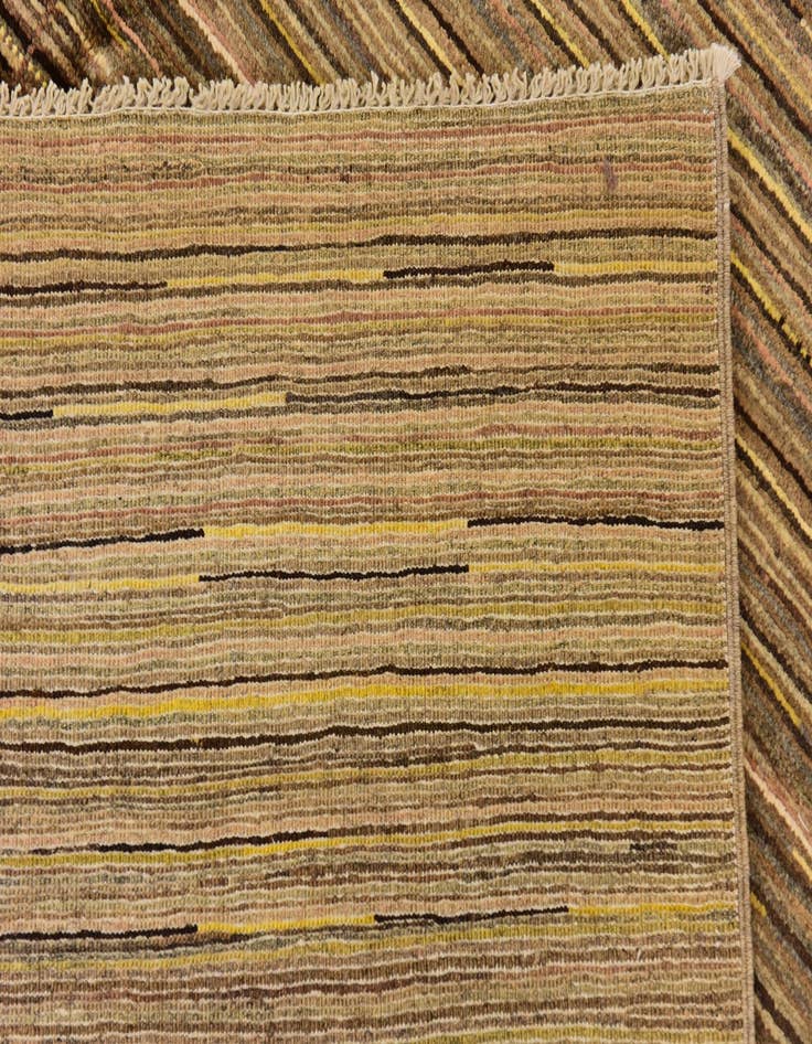 Detail image of  5' 9 x 8' 5  Hand Knotted Modern Ziegler Rug