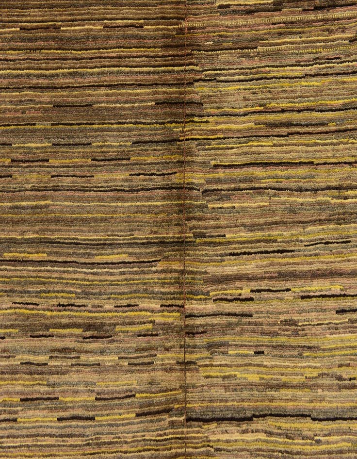 Detail image of  5' 9 x 8' 5  Hand Knotted Modern Ziegler Rug