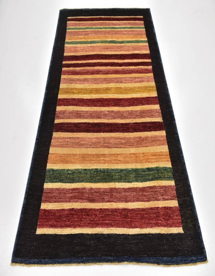 Detail image of  4' x 6'  Hand Knotted Modern Ziegler Rug