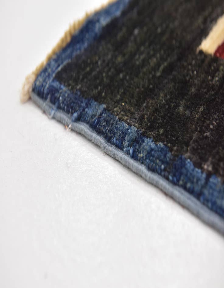 Detail image of  4' x 6'  Hand Knotted Modern Ziegler Rug