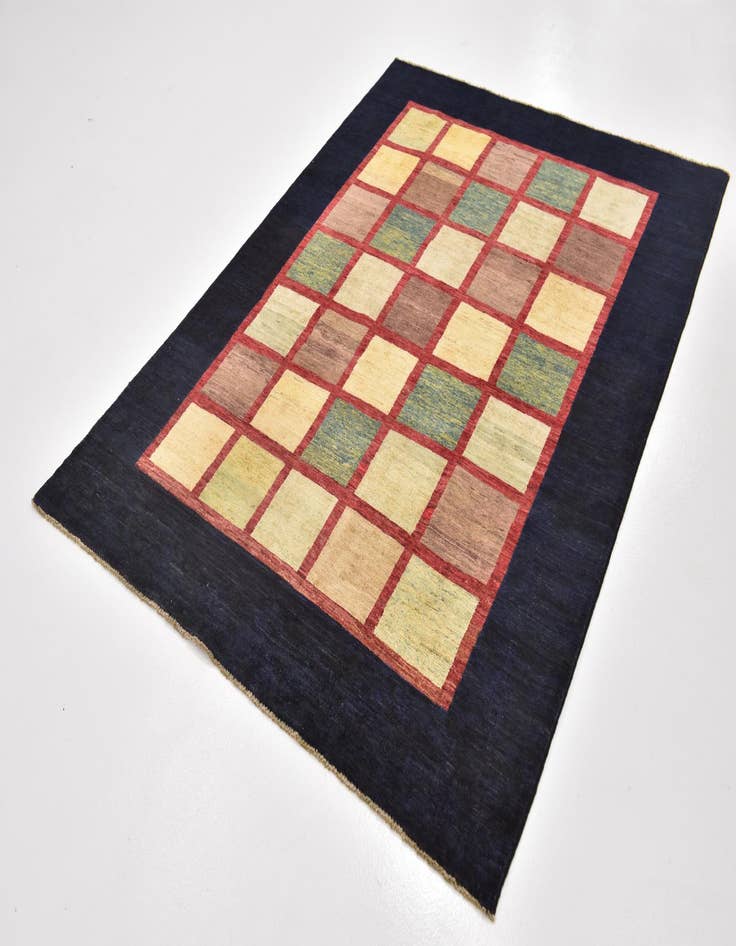 Detail image of  5' x 6' 10  Hand Knotted Modern Ziegler Rug