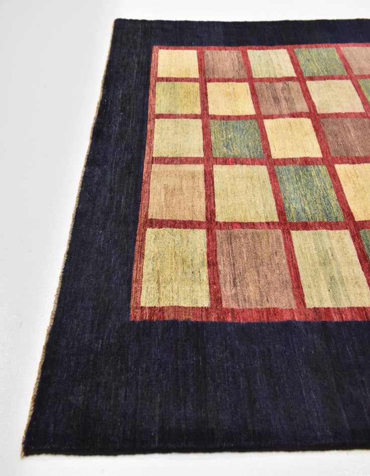 Detail image of  5' x 6' 10  Hand Knotted Modern Ziegler Rug