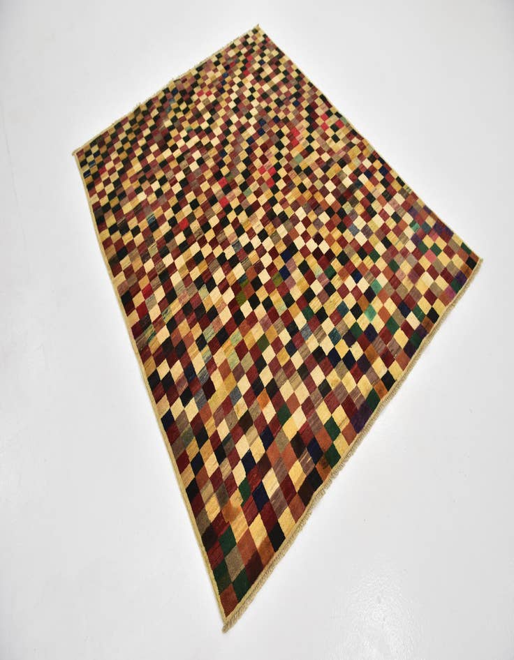 Detail image of  5' 2 x 6' 6  Hand Knotted Modern Ziegler Rug