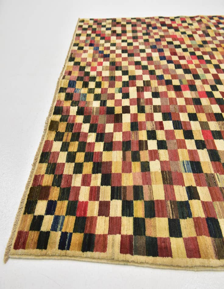 Detail image of  5' 2 x 6' 6  Hand Knotted Modern Ziegler Rug