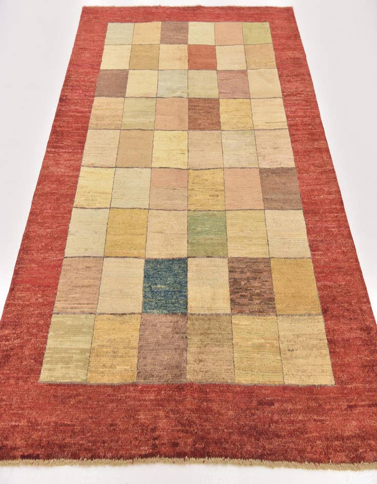 Detail image of  5' 3 x 6' 4  Hand Knotted Modern Ziegler Rug