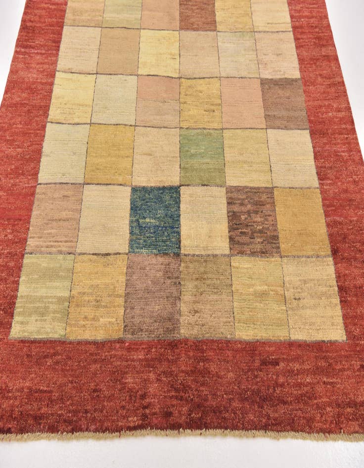 Detail image of  5' 3 x 6' 4  Hand Knotted Modern Ziegler Rug