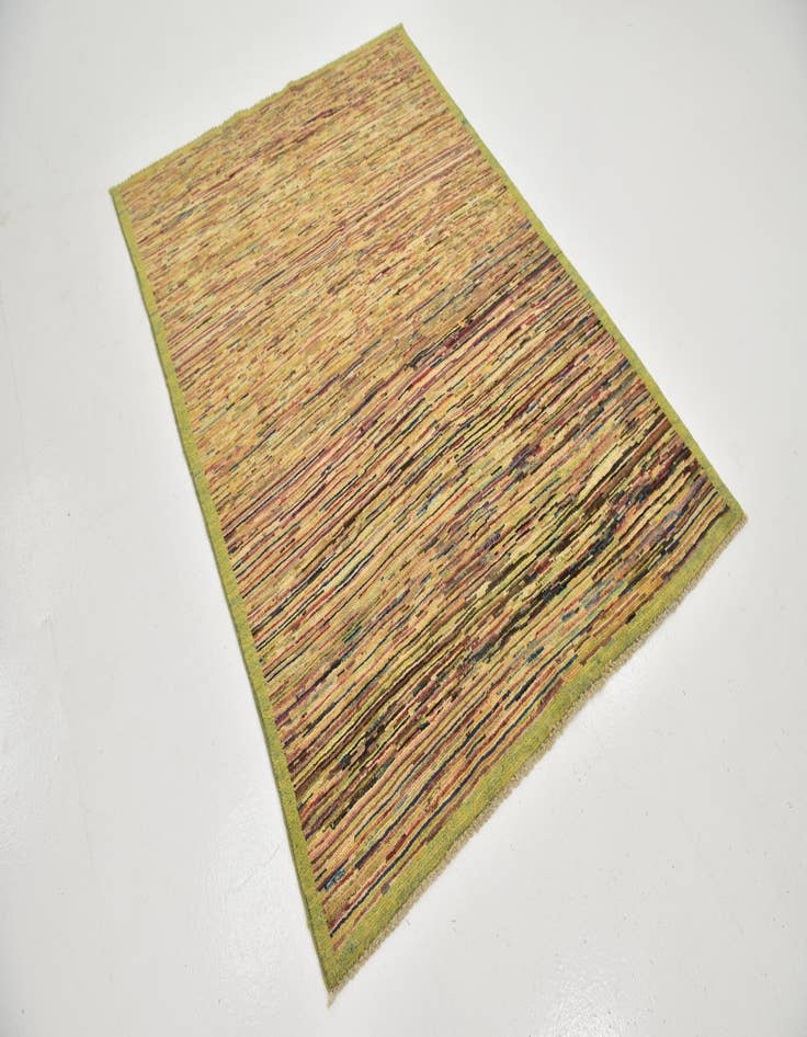 Detail image of  4' 9 x 6' 9  Hand Knotted Modern Ziegler Rug