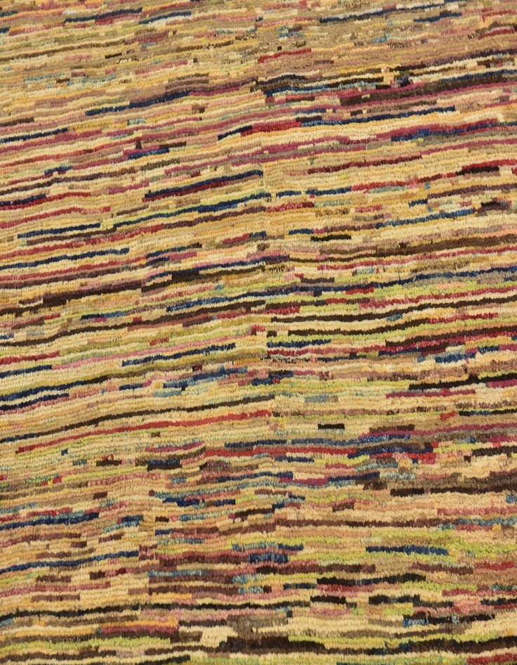 Detail image of  4' 9 x 6' 9  Hand Knotted Modern Ziegler Rug