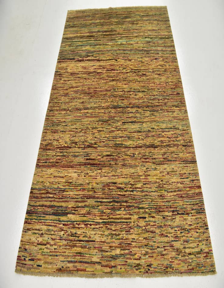 Detail image of  5' x 6' 4  Hand Knotted Modern Ziegler Oriental Rug