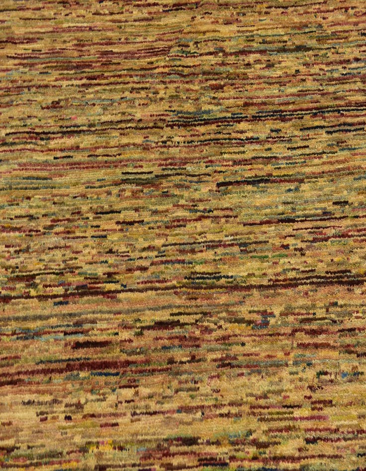 Detail image of  5' x 6' 4  Hand Knotted Modern Ziegler Oriental Rug