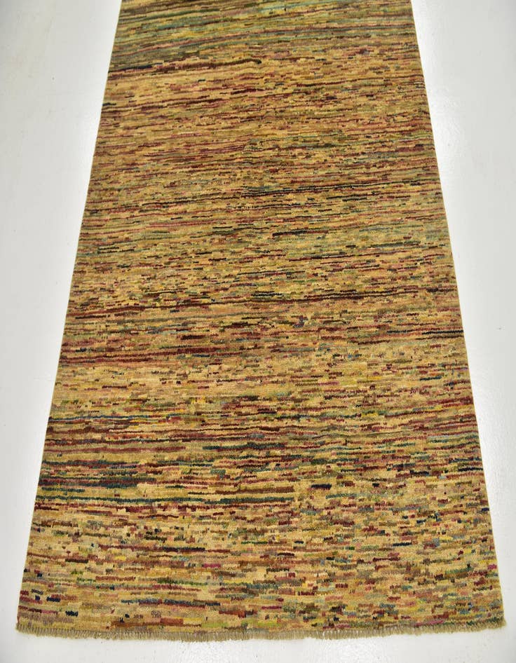 Detail image of  5' x 6' 4  Hand Knotted Modern Ziegler Oriental Rug