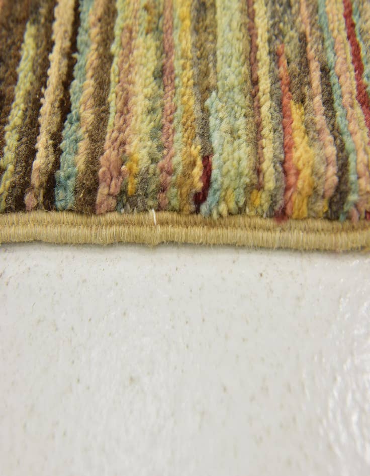 Detail image of  5' x 6' 4  Hand Knotted Modern Ziegler Oriental Rug