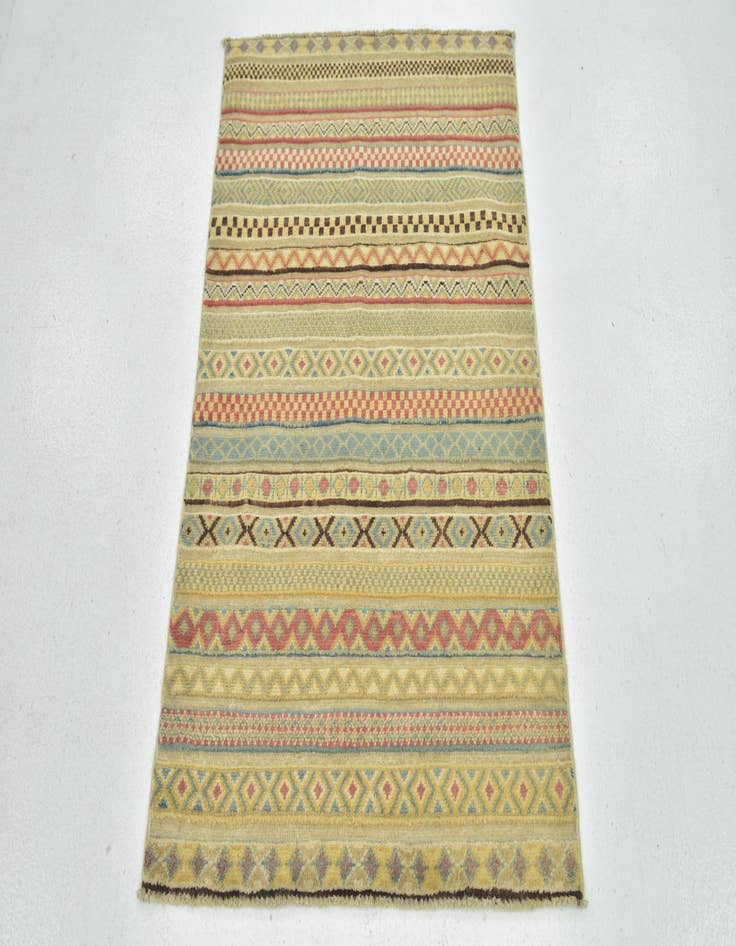 Detail image of  2' 9 x 4'  Hand Knotted Modern Ziegler Rug