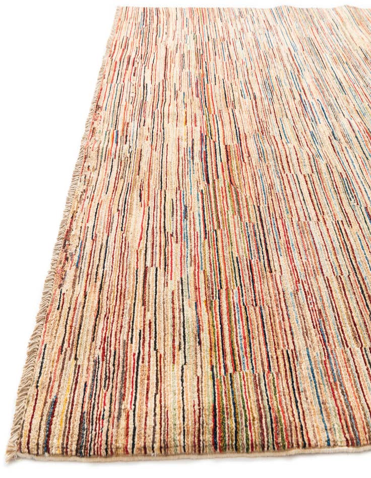 Detail image of  5' x 6' 3  Hand Knotted Modern Ziegler Wool Rug