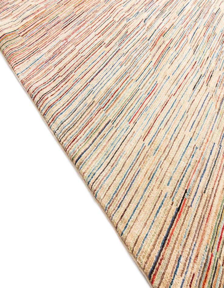 Detail image of  5' x 6' 3  Hand Knotted Modern Ziegler Wool Rug
