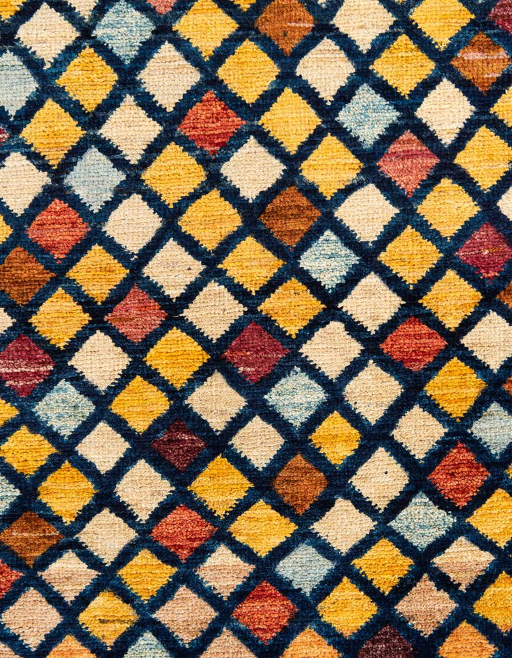 Detail image of  5' 1 x 6' 2  Hand Knotted Modern Ziegler Wool Rug