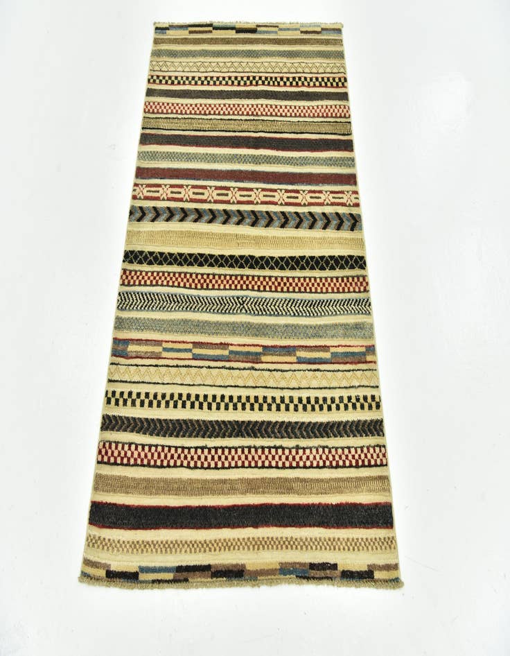 Detail image of  3' 1 x 4' 10  Hand Knotted Modern Ziegler Rug