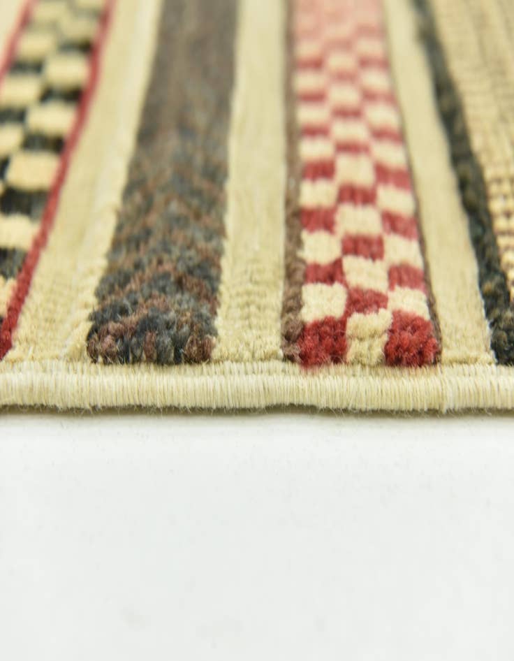 Detail image of  3' 1 x 4' 10  Hand Knotted Modern Ziegler Rug