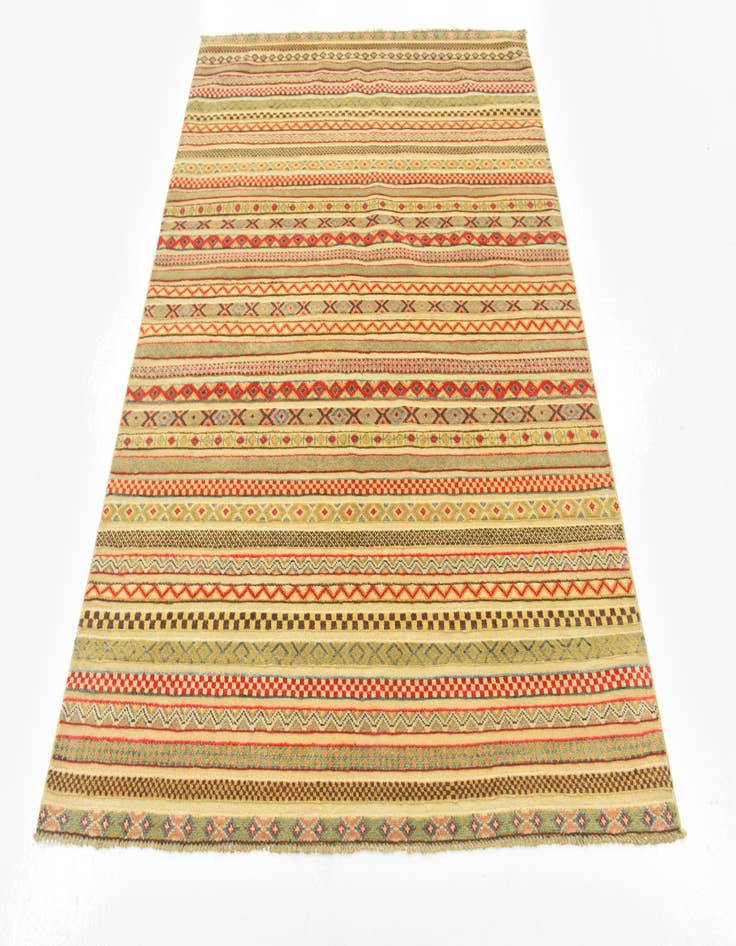 Detail image of  5' x 6' 6  Hand Knotted Modern Ziegler Rug