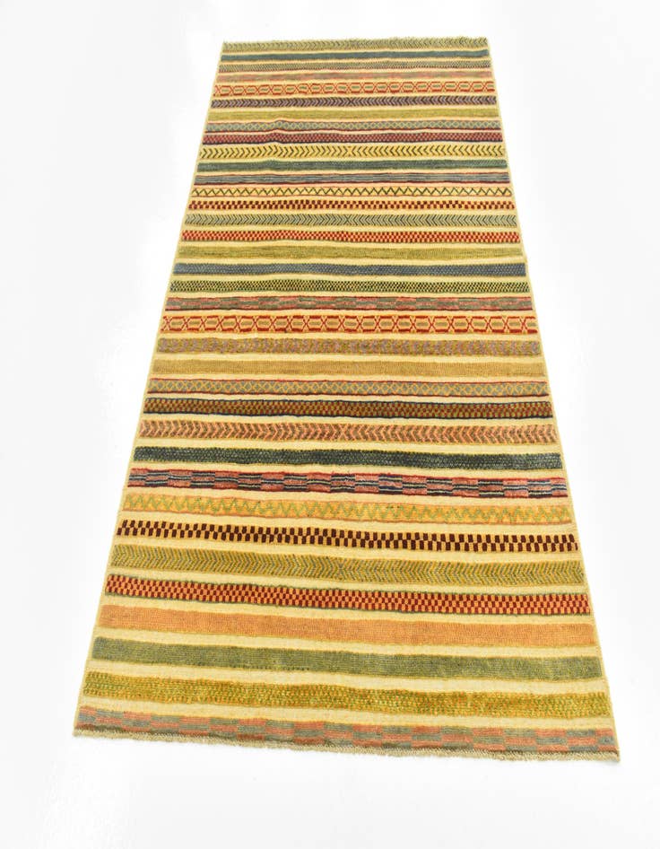 Detail image of  4' 10 x 6' 10  Hand Knotted Modern Ziegler Rug