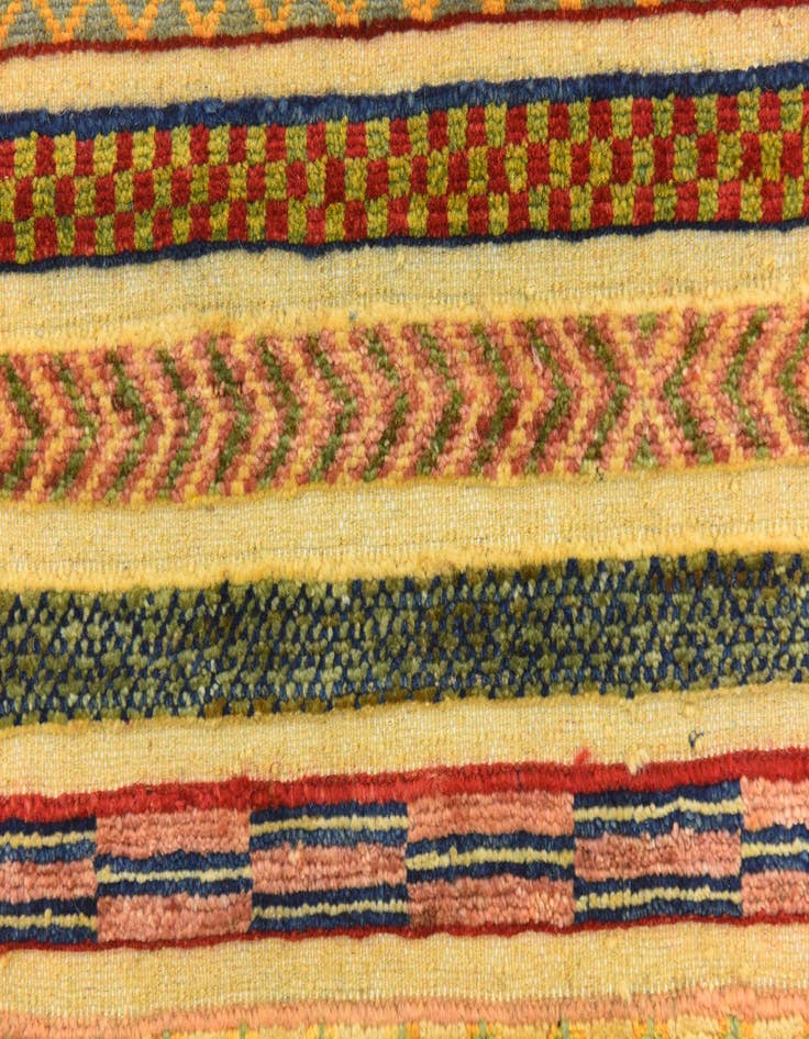 Detail image of  4' 10 x 6' 10  Hand Knotted Modern Ziegler Rug