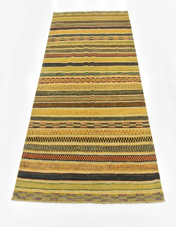 Detail image of  5' x 6' 8  Hand Knotted Modern Ziegler Rug