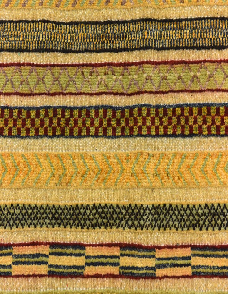 Detail image of  5' x 6' 8  Hand Knotted Modern Ziegler Rug