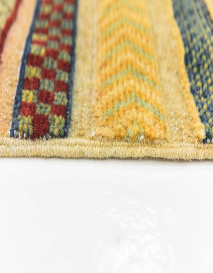 Detail image of  5' x 6' 8  Hand Knotted Modern Ziegler Rug