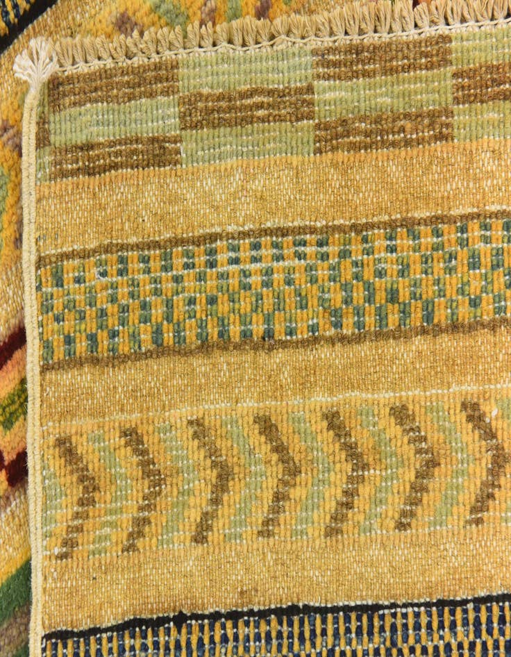 Detail image of  5' x 6' 8  Hand Knotted Modern Ziegler Rug