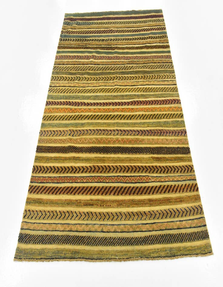 Detail image of  4' 8 x 6' 3  Hand Knotted Modern Ziegler Rug