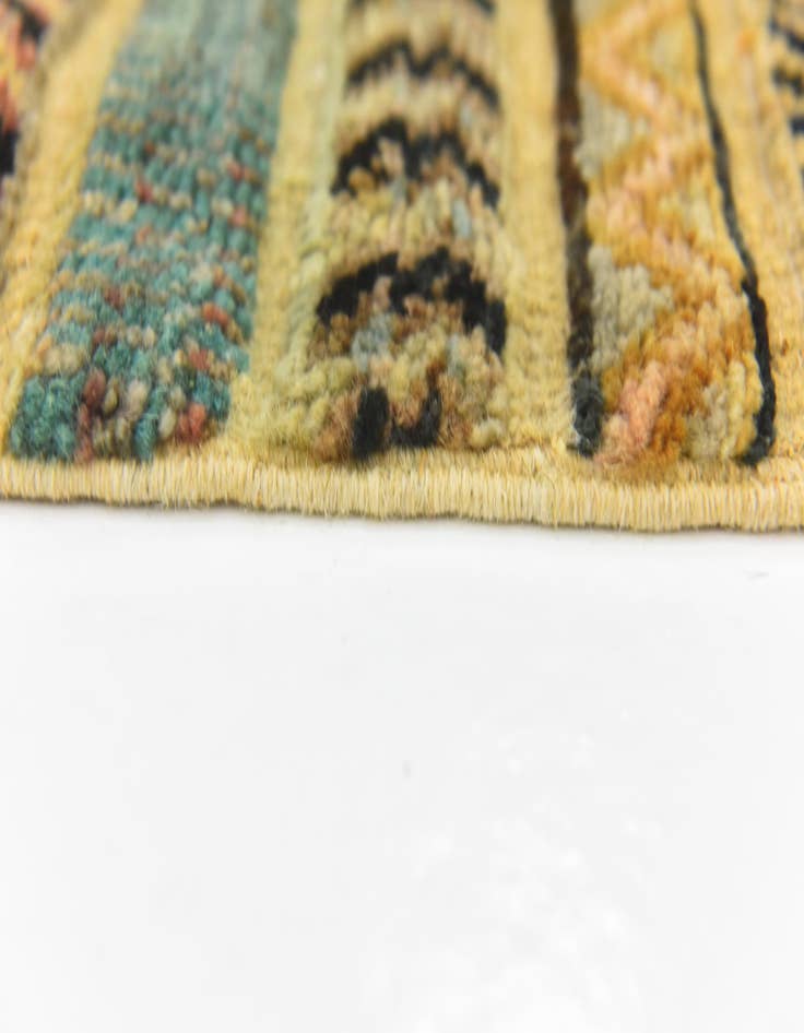 Detail image of  4' 8 x 6' 3  Hand Knotted Modern Ziegler Rug