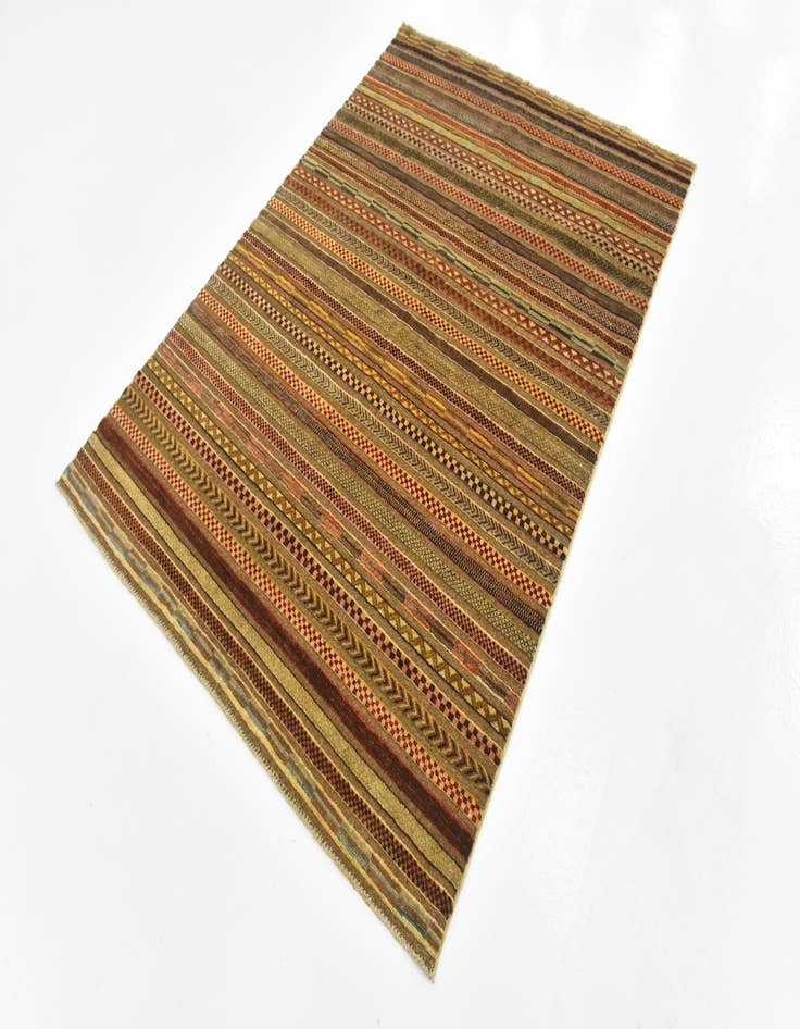 Detail image of  5' x 6' 8  Hand Knotted Modern Ziegler Rug