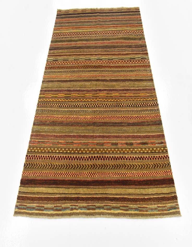 Detail image of  5' x 6' 8  Hand Knotted Modern Ziegler Rug