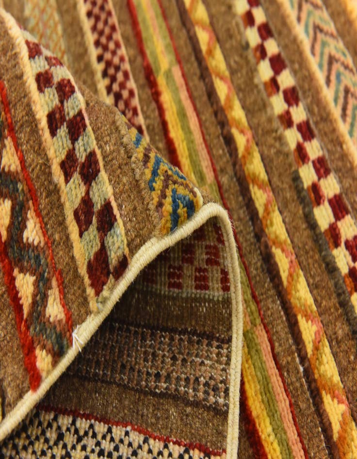 Detail image of  5' x 6' 8  Hand Knotted Modern Ziegler Rug