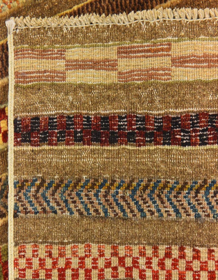 Detail image of  5' x 6' 8  Hand Knotted Modern Ziegler Rug