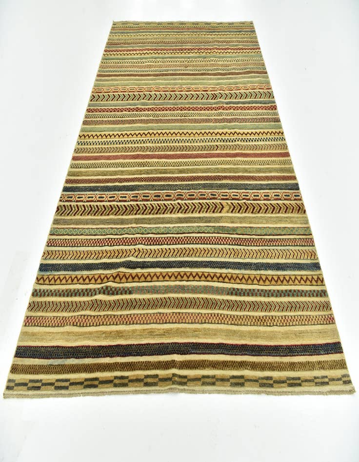 Detail image of  6' 8 x 9' 10  Hand Knotted Modern Ziegler Rug