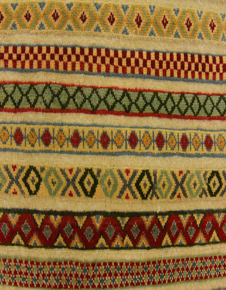 Detail image of  2' 10 x 4'  Hand Knotted Modern Ziegler Rug