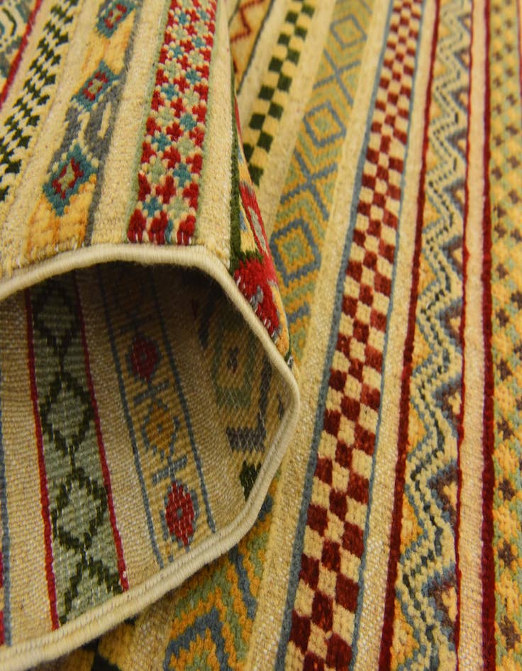 Detail image of  2' 10 x 4'  Hand Knotted Modern Ziegler Rug